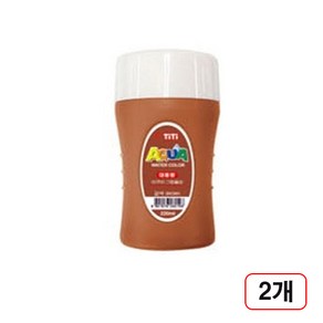 티티)아쿠아대용량물감(갈색/220ML) 2개입