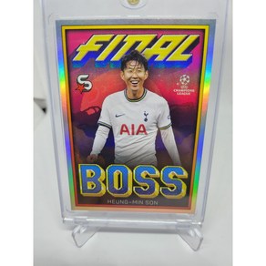 2022 Topps CC Supestas Final Boss 손흥민 카드 EPL 축구카드, 1개