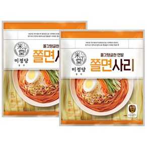 (냉장)[즐거운동행]미정당쫄면사리, 2개, 800g