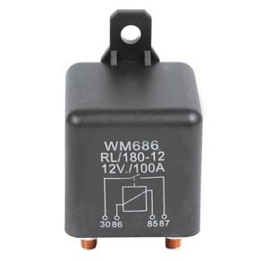 분할 충전 윈치 릴레이 자동차 밴 보트 예초기 스타터 WM686 12V DC 100 Amp, 한개옵션0