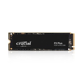 마이크론 크루셜 P3 Plus M.2 2280 2TB NVMe SSD 대원CTS 5년 Waanty PCIe 4.0 정품 판매점, 단품