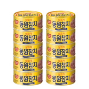 나모스 동원 살코기 참치, 마요참치 100g 5캔+마일드참치 100g 5캔, 100g, 10개