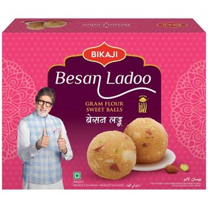 Bikaji Besan Ladoo 14oz (Aound 12pcs) Bikaji Besan Ladoo 14oz (Aound 12pcs), 1개, 396g