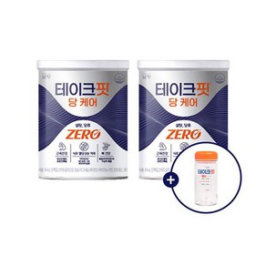 테이크핏 당케어 프로틴 304g 2캔+보틀+스푼(16일분), 2개