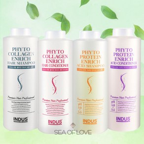 인더스 샴푸 피토 콜라겐 엔리치 피토 프로틴 단백질 샴푸 린스 컨디셔너 1500ml 대용량 헤어샵 전용 미용실 약산성 샴푸 단백질 약산성 5.5 사과향 냄새 향기좋은샴푸, 피토프로틴 산성샴푸 1500ml, 1개, 1.5L