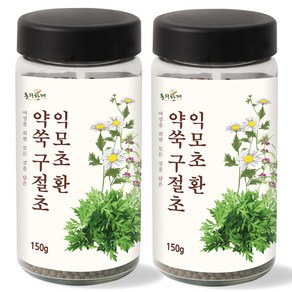 동의한재 약쑥 구절초 익모초환 6종 원재료, 150g, 2개