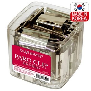 바이하츠 통 파로크립 대 PARO-L 25개입 사무용집게