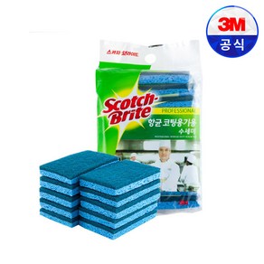 3M 코팅용기용 수세미 (10입), 1세트, 10개