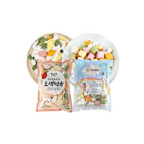 우리쌀 오색 떡국떡 1kg+오색 모양떡1kg 명절 선물세트