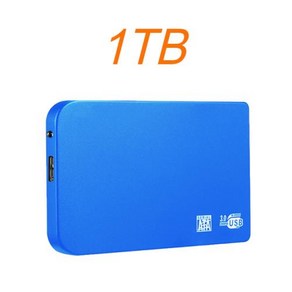 외장하드4TB 2TB 5TB 휴대용 SSD 드라이브 USB 31 C타입 솔리드 스테이트 디스크 고속 저장 장치 노트북 데스크탑 맥용 1TB, 없음, 9) Blue 1TB