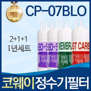 코웨이 CP-07BLO 고품질 정수기 필터 호환 1년관리세트, 선택3_UF멤브레인방식 1년관리세트(2+1+1=4개), 1개