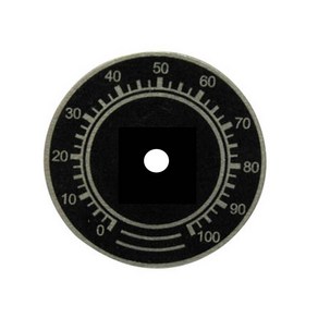 볼륨손잡이 RV24YN 손잡이 KNOB 볼륨명판 VOLUME TOCOS RV24YN 20S 볼륨저항, 볼륨명판(46파이), 1개