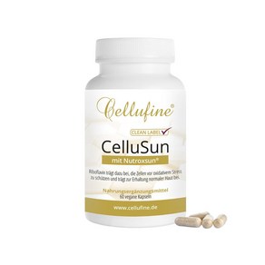 Cellufine 셀루썬 먹는 자외선 차단제 60캡슐 스페인 특허원료 Nutoxsun® 함유, 1개, 60정