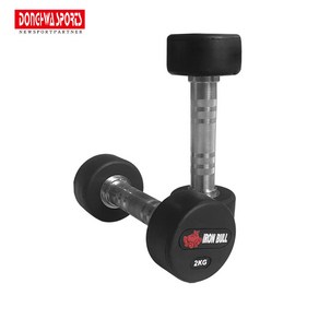 아이언불 덤벨 2~50kg 헬스장덤벨 고무덤벨 낱개판매 [동화스포츠 공식 제품], 18kg, 1개