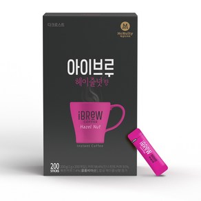 맥널티 아이브루 블랙커피 헤이즐넛향 다크로스트 400개입 (200T x 2개), 2개, 200개