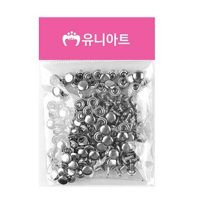 유니아트 2000 쇠단추 0.8cm, 1개