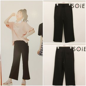[소이주니어]논현점 22년여름신상 ** 여름용 여아 9부 바지 ~~ 스판소재라 편해요 ** 9부 와이드 슬랙스 바지