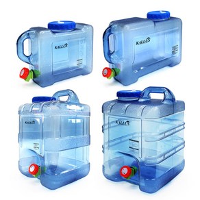 KALLUS CAMPING 사각 물통, 5L, 1개