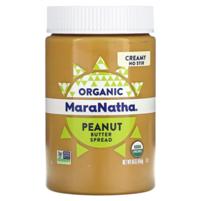 마라나타 땅콩버터 크리미 454g MaaNatha Peanut Butte, 1개