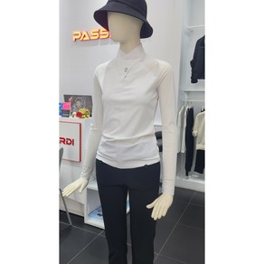 파사디봉무점P24STP105XBOU//홀터넥 형태 메쉬배색셔츠//망사골프셔츠