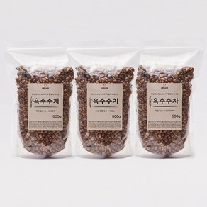 50년전통대현상회 국산 볶은 옥수수차 세트, 500g, 3개