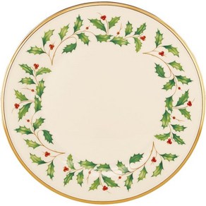 레녹스 146504020 홀리데이 브레드 버터 플레이트, Dinne Plate_Holiday, 1개