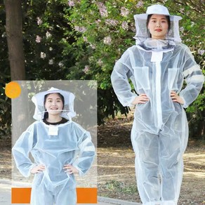 작업복 방지 옷 모기장 양봉 해충 방호복 모기옷 말벌, 올인원에어컨복XL사이즈[165-175cm], 1개