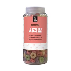 자연애 보틀 시리얼 후르츠링 강아지 간식, 혼합, 110g, 1개