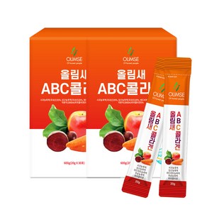 올림새 ABC콜라겐 젤리스틱 20g 저분자피쉬콜라겐, 600g, 2박스