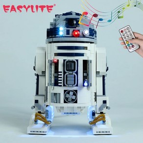 장난감 EASYLITE LED 조명 세트 75308 스타 R2-D2 로봇 빌딩 블록 수집용 DIY 전용 키트 미포함