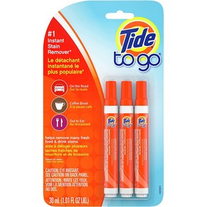 타이드 투고 스테인 리무버 휴대용 세탁 얼룩제거 펜 TIDE TO GO STAIN REMOVER PEN 3개 X 1팩, 30ml, 1개