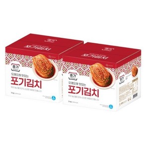 와이지유통 종가 포기 배추 김치 3kg x 2 코스트코, 2개