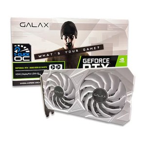 갤럭시 갤럭시 GALAX 지포스 RTX 3050 EX WHITE D6 6GB DVI