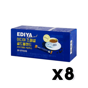 이디야 스페셜 골드 블렌드, 11g, 20개입, 8개