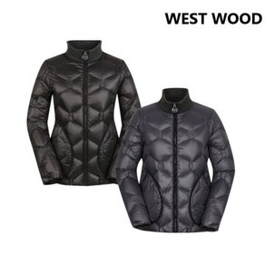 웨스트우드 WESTWOOD 광택감 있는 코팅소재로 고급스러운 여성 에리니트 퀄팅 다운 패딩 자켓 WM4WCDLQ158