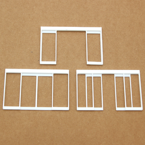 ia몰 양문 슬라이딩 도어 건축 모형 재료 3종 1:50-1:200, 1:200, 타입A (ia157-A), 1개