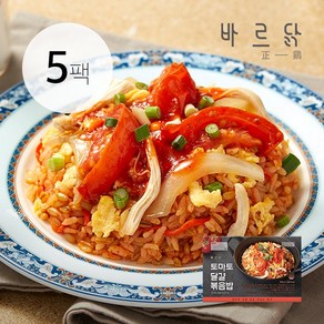 바르닭 닭가슴살 에스닉볶음밥 토마토&달걀 볶음밥, 5개, 250g