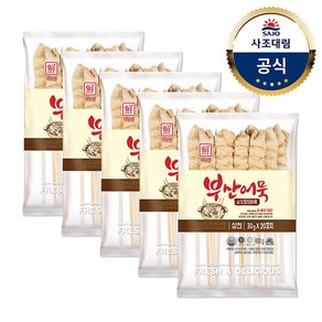 [대림냉동] 사각꼬치어묵 600g(냉동) x5개