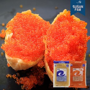 날치알 (500g 800g) 냉동날치알 대용량 HACCP 국내가공 수산팜, 날치알 레드 800g 코아, 1개