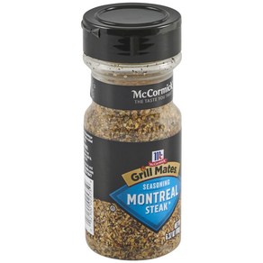 McComick Gill Mates Monteal Steak Seasoning 6.37 Oz McComick Gill Mates 몬트리올 스테이크 양념 6.37온스, 180g, 1개