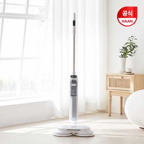 한경희 초고속예열 프리미엄 살균 스팀물걸레청소기 셀프클리닝 EHMS-D3000WT + 초극세사패드 4장