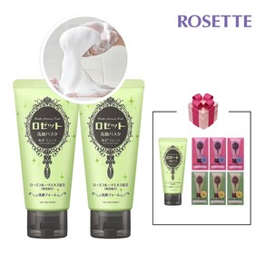 [사은품증정] ROSETTE 로제트 세안파스타 머드 일본폼클렌징 일본세안제 180g, 2개