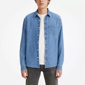 [백화점 정품] 리바이스 청남방 남자 데님 셔츠 LEVI'S 클래식 웨스턴 스탠다드 핏 미디엄 인디고