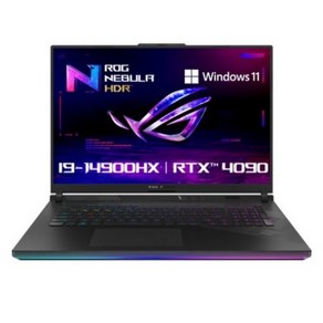 에이수스 2024 ROG 스트릭스 스카 18 코어i9 인텔 14세대 지포스 RTX 4090, Off Black, 8TB, 64GB, WIN11 Home, G834JYR-R6030W