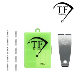 The피싱 전자케미 국산 이지 BR311 10개+케미 분리기 (케이스 증정) 민물낚시용품 3mm, 10개