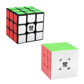 YJ 뭐위 웨이룽 GTS 2M 3X3X3 초신속 스피드 큐브 색상 랜덤, 1개