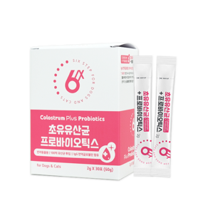 식스스텝 초유 유산균 (장+면역 영양제), 장건강/유산균, 60g, 1개