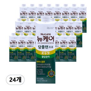 뉴케어 당플랜 호두맛, 230ml, 24개