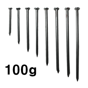 철 못 일반 나무못 목재 100G 소분포장, 7번(100mm), 1개