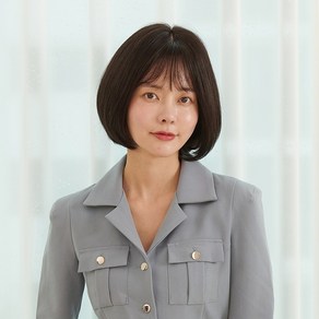 항암가발 통가발 100% 인모 리얼두피 여자가발 수제가발 [AM-C 502], 핀있는 내추럴블랙, 중, 1개